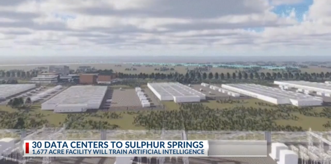 30 AI data centers to be built at Sulphur Springs campus